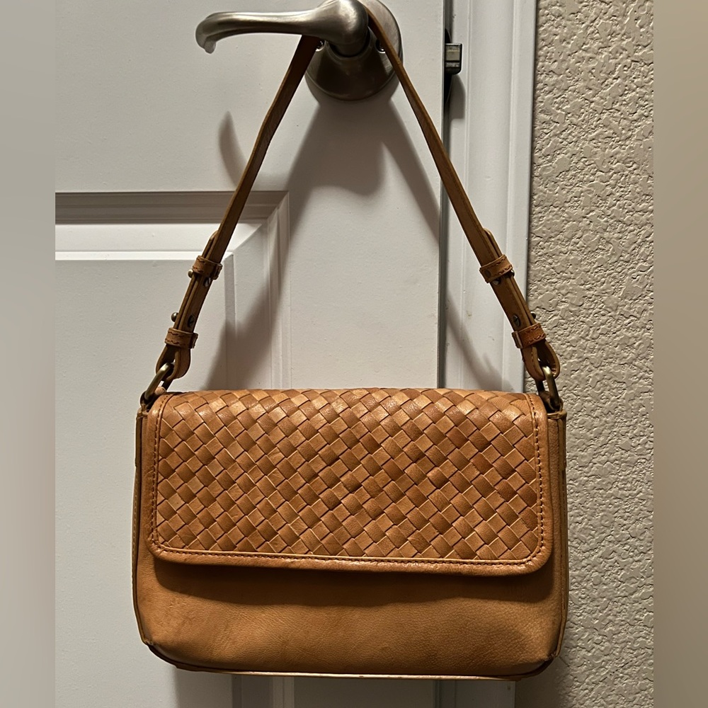 Noonday Woven Baguette Bag